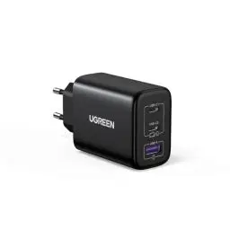 Produktbild: UGREEN USB C Ladegerät 65W 3-Port USB-C Netzteil PPS Schnellladegerät PD Charger 60W kompatibel mit MacBook Pro/Air, iPad Pro/Air, iPhone 16/16 Pro Max, Galaxy S24 Ultra, Pixel, Steam Deck (Schwarz)