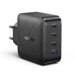 Produktbild: UGREEN USB C Ladegerät 65W USB C Netzteil 4 Ports GaN Charger PD Ladegerät kompatibel mit MacBook Pro/Air, iPhone 16/16 Pro/16 Pro Max/15 Pro Max/14 Pro/13, iPad Pro, S24 Ultra, S24+, S24 usw