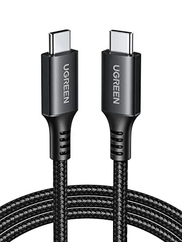 Produktbild: UGREEN USB C Kabel PD 3.0 60W USB C auf USB C Ladekabel PPS Schnellladekabel USB C kompatibel mit iPhone 16/15, Galaxy S24 S23 S22 A55 A35 A15, 2024 iPad Pro/Air, Pixel 9, Spielkonsolen usw. (0.5M)