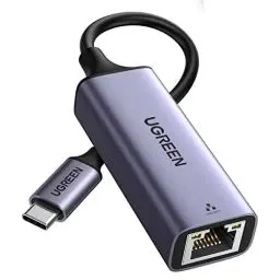 Produktbild: UGREEN USB C auf Ethernet Adapter 1000Mbps, Thunderbolt USB C auf RJ45 USB C LAN Adapter USB C Netzwerkadapter Kompatibel mit iPhone 16, iPad Pro/Air, MacBook Pro/Air, Galaxy S24, Steam Deck (Grau)