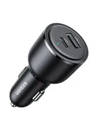 Produktbild: UGREEN Zigarettenanzünder USB 63W 45W+18W USB C Autoladegerät KFZ Ladegerät USB C 12V PPS kompatibel mit iPhone 16/16 Pro/16 Pro Max/15/15 Pro/15 Pro Max/14/13/12, MacBook Air, S24 GPS-Navigation usw.