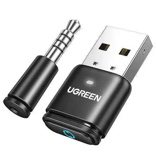 Produktbild: UGREEN aptX 5.3 Bluetooth USB Audio für PS5/PS4/Switch/PS4 Pro Dongle Freisprechanruf Bluetooth Adapter für PC Bluetooth Stick für Windows, macOS