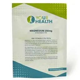 Produktbild: MAGNESIUM 250 mg, als bioverfügbares Citrat, vegan und frei von Farb- oder Konservierungsstoffen (1)
