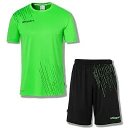 Produktbild: Uhlsport Herren Score 26 Fußball Trikot-Set - Fußball-Set Bestehend Aus Trainings-Shirt Und Trainings-Hose, Fluo Grün/Schwarz, M EU