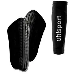 Produktbild: uhlsport Carbonflex Evo Fußball Schienbeinschoner für Kinder und Erwachsene - ultraleichter Fussball-Schienbeinschoner mit Lüftungslöcher und hoher Aufpralldämpfung, XS