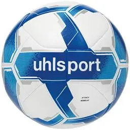 Produktbild: uhlsport Fussball Attack ADDGLUE Fussball Soccer Spielball Trainingsball - mit Neuer ADDGLUE-Technologie - Weiß/Royal/Blau - für Jugend und Aktive - FIFA Basic, 5