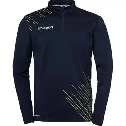 Produktbild: uhlsport Score 26 1/4 Zip Top Herren Sport-Jacke Sweatshirt Sweatjacke Pullover Fußball Fitness Gym Sport-Hoody Sport-Pulli - smartbreathe FIT - atmungsaktiver Stoff aus recyceltem Polyester, 116