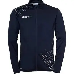 Produktbild: uhlsport Score 26 Classic Jacke Herren Sport Fußball Trainingsjacke Sweatshirt Jacke Sweatjacke - elastischer Ausgehanzug mit Reißverschluss-Taschen, 164, marine/weiß