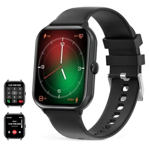 Produktbild: UHOOFIT Smartwatch Herren Damen mit Telefonfunktion, 1,95