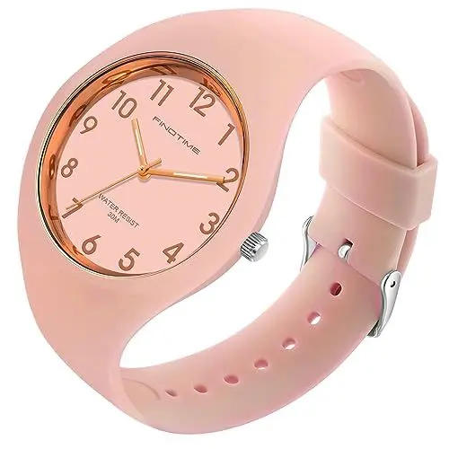 Produktbild: Uhr Damen Armbanduhr Jelly Süßigkeiten Farbe Buntfarbig Frauen Uhren Analog Quarz Damenuhr mit Silikonarmband Wasserdicht Sportuhr für Mädchen Kinderuhr Junge Uhren Kids Watch