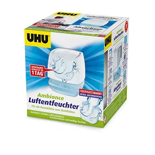 Produktbild: UHU Luftentfeuchter Ambiance weiß + Nachfüll-Tab 450g