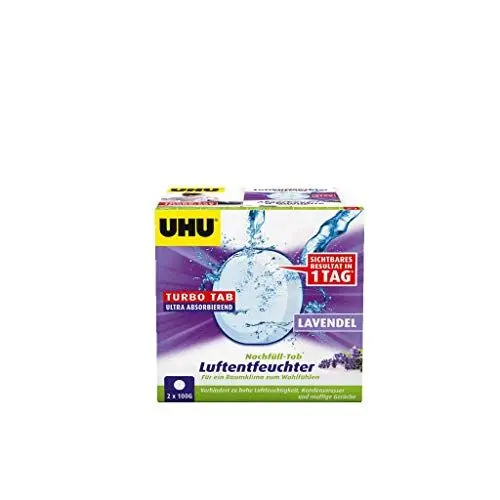 Produktbild: UHU Luftentfeuchter Nachfüll-Tabs 2x100g Lavendel