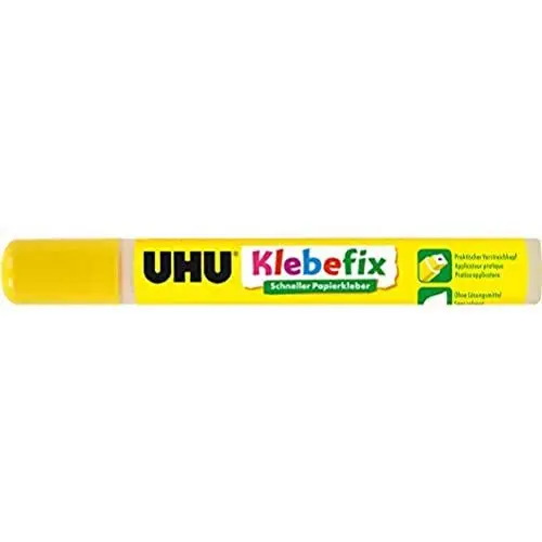 Produktbild: UHU klebefix, Lösungsmittelfreier Klebepen, transparent, 25 g