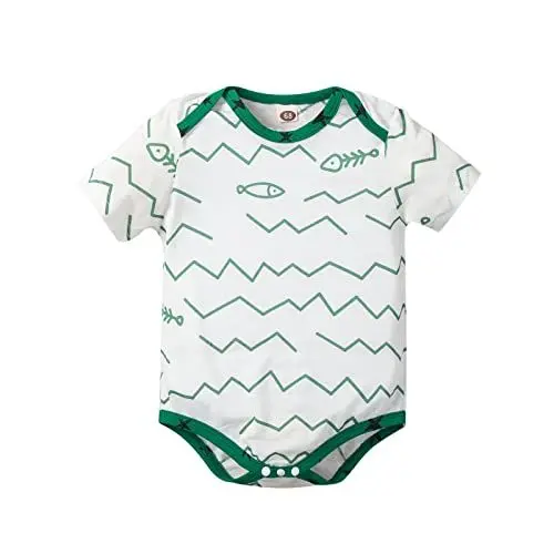 Produktbild: UJSQNDG Pyjama Kinder Junge Kleinkind Kinder Kleinkind Mädchen Jungen Cartoon Drucke Kurzarm Strampler Overall Tücher Overall Baby Winter 86