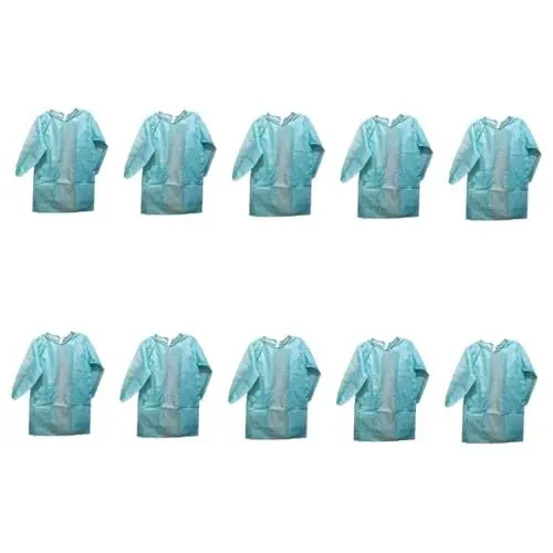 Produktbild: UKCOCO 10 Stk Friseur Tuch Friseurschürze Schönheitsschürze wasserdichte Schürze Latzschürze Schürzen für Männer Schürze aus Polyester Kochschürze Koreanische Version Kleid Mann