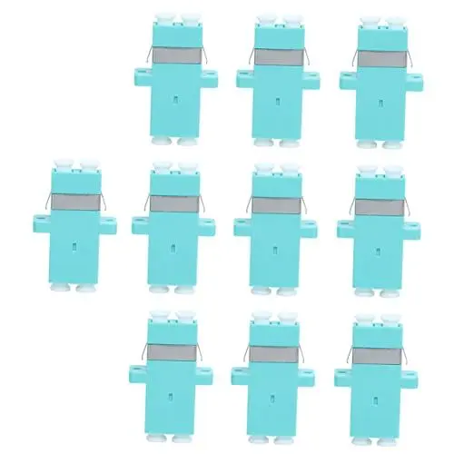 Produktbild: UKCOCO 10st Glasfaseradapter T-Werkzeug Multimode-Duplex-koppler Lwl-koppler Zum Koppler Netzwerk-Internet- Connectix Faseranschluss Lwl-anschlüsse Kabel Doppelter Mund Plastik