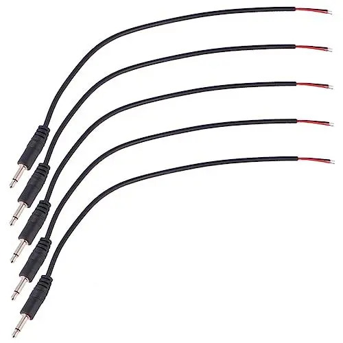 Produktbild: UKCOCO 10st Mono Blanker Draht Offenes Ende 3,5-mm-stecker Auf Blanken Draht Mikrofonadapter Kabelverbinder Kopfhörer Draht Mit Offenem Ende Zu Aux Stoßverbinder Öffnen Männlicher Kopf