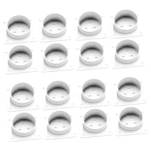 Produktbild: UKCOCO 16 Schräger Tischbeinverbinder Beine für Tisch Möbelbeinverbinder Möbelbein-Verbindungselemente Tischbein-Verbindungsteile Couch-Anschlüsse möbelfüße Möbelbeinhalterungen Sofa