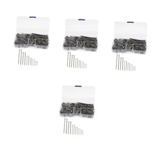 Produktbild: UKCOCO 1840 Stk fremde Nägel Spikes zur Stumpfentfernung Nägel zum Aufhängen von Bildern diy nails gelnägel Nagelsortiment kleine Nägel Rostfreier Stahl Beton bilden Nagelset runder Nagel