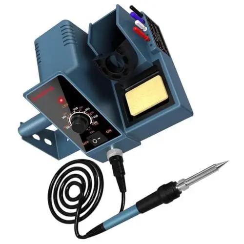 Produktbild: UKCOCO 1 Set Elektrischer Lötkolben Elektrische Reparaturzubehör Lcd Display Lötstation Digitale Lötstation Lötset Station Schweißkolben Verstellbares Kupferwerkzeug
