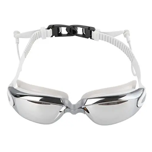 Produktbild: UKCOCO 1 Stück Antibeschlag-Schwimmbrille schwimmbrille aus silikon Unisex-Schwimmausrüstung Schwimmbrille für erwachsene Grau