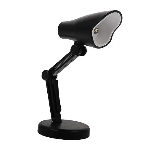 Produktbild: UKCOCO 1 Stück Mini-Schreibtischlampe Led-Licht Leselampe Bezauberndes Nachtlicht Still-Nachtlicht Klappbare Nachttischlampe Dimmbare Nachttischlampe Buch-Leselicht Laterne