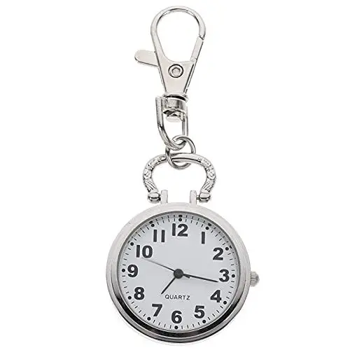 Produktbild: UKCOCO 1 Stück Zinklegierung Femme Abzeichen Clip Uhr Krankenschwestern Uhr Frauen Taschenuhr Kinder Herrenuhren Teenageruhren Für Kinder Clip-On-Taschenuhr Kinderuhren Uhrenclip Kleine