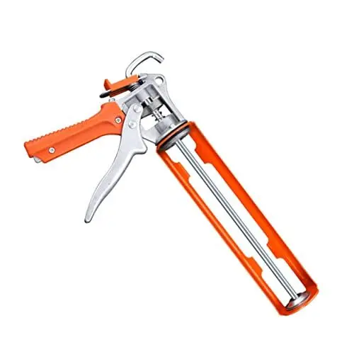 Produktbild: UKCOCO 1stk Klebepistole Aus Glas Dichtungszubehör Rotations-klebe-shooter Handwerkzeuge Kleberapplikator Klebstoffapplikator Aus Aluminiumlegierung Rotieren Glaskleber Eisen Verstemmen