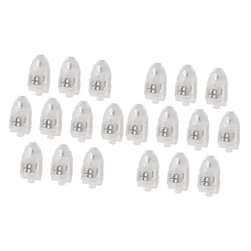 Produktbild: UKCOCO 20 Runde LED-Kugellampe Mini-Ballonlicht Lange Standby- leuchtet geführte Laternen leuchtende Ballons LED-Lampen Ballonlichter Mini-Licht Kugel Licht Die