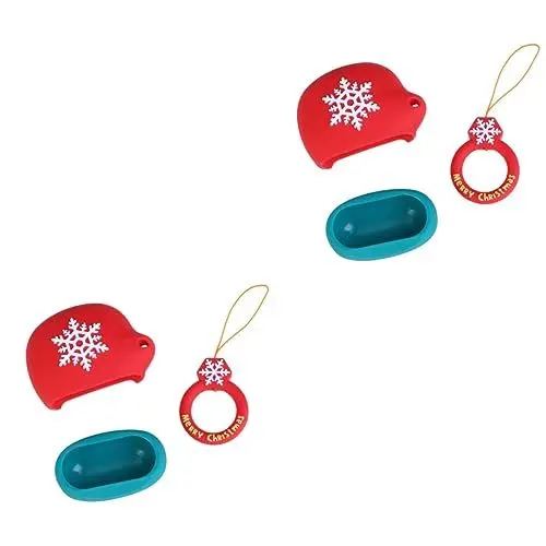 Produktbild: UKCOCO 2st Kabellose Over-The-Ear-ohrhörer Kopfhörer Kabellos Kabellose Over-Ear-kopfhörer Kabellose Kopfhörer Silikon-ohrstöpsel Wireless Kopfhörer Weihnachten Ringseil