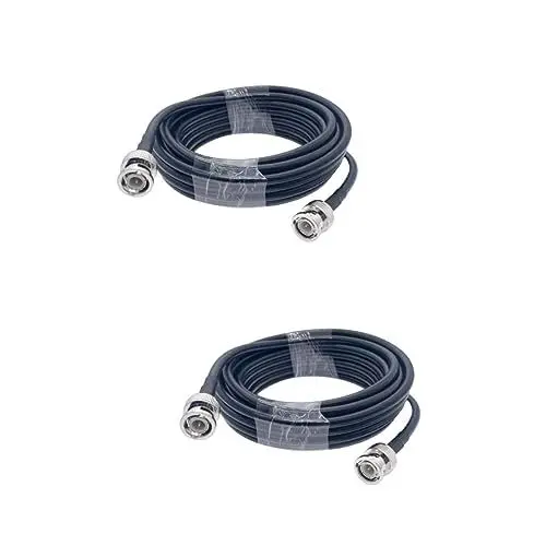 Produktbild: UKCOCO 2 Stück 1 M Rg58-koaxialkabel Auf Geringer Verlust Einfaches Design Praktisch Für Anwendungen