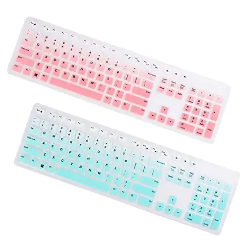 Produktbild: UKCOCO 2st Schützt Die Haut -Skins-Appliance Laptop Schutz Staubdichte Tastaturabdeckung Russian Keyboard Cover Wasserdichter Tastaturschutz Laptop-Schutz Zubehör Klaviatur Schreibtisch