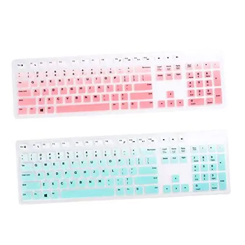 Produktbild: UKCOCO 2st -tastaturabdeckung Computer Silikonabdeckung Haut Tastatur Silikon Abdeckung Silikonform Tastatur -Skins-Appliance Laptop Schutz - -Skins Vollständige Abdeckung Tastaturhaut