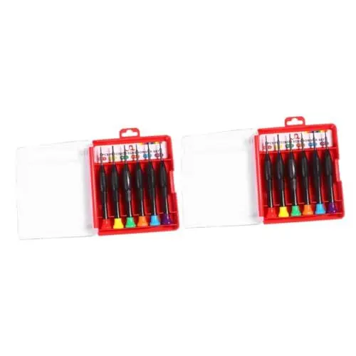 Produktbild: UKCOCO 2-teiliges Set Magnetisches Reparaturwerkzeug Laptop-schraubendreher-kit Multi-schraubendreher Akkuschrauber Schraubenausdreher Brillenset Schraubendreher Für Brillen Suite Rechner
