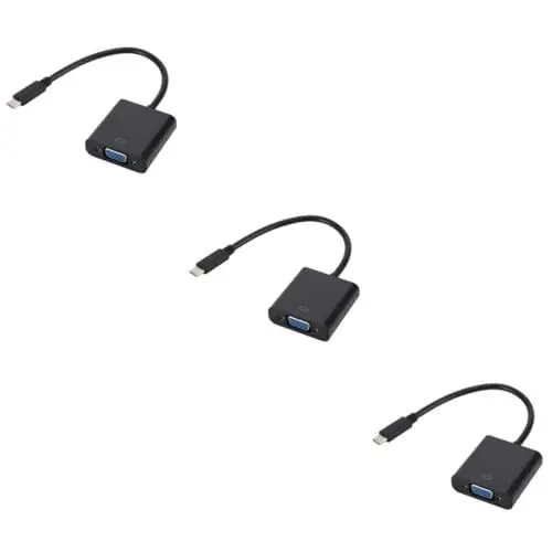 Produktbild: UKCOCO 3-teiliges Typ-c-zu-adapterkabel Voller 1080p-usb-3.1-konverter Für Monitor Kein Treiber Erforderlich