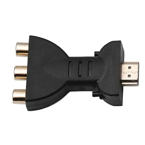 Produktbild: UKCOCO 3 STK Audio- Und Videoadapter Videoausgangsadapter HDTV-Adapter Multifunktionsadapter Av-Adapter-konverter Av-kabeladapter Zum Av-Adapter Videokonverter Erdfarben Bilden Plastik