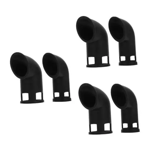 Produktbild: UKCOCO 3 Sätze Dampfkochtopf Instant-Pot-zubehör Rostfrei Doppelt Ersatz Ventiladapter Druckkocher Zubehör Garküche Zubehör Umsteller Freigeben Dampfumlenker Kieselgel Black 2 Stück * 3