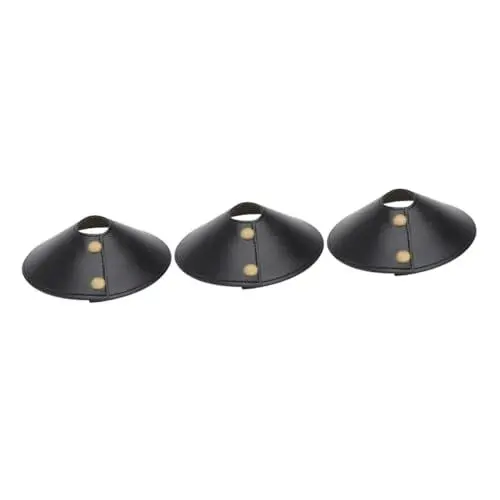 Produktbild: UKCOCO 3 Stk Lampenabdeckung Aus Leder Lampenschirm Kronleuchterschirme Stehlampe Barlampe Retro-lampenabdeckung Deckenlichtschutz Bauernbeleuchtung Lampenzubehör Draussen Pu-leder