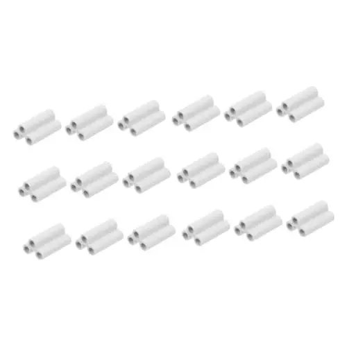 Produktbild: UKCOCO 2 Sätze -streifenanschluss: T8- -lampe 3-poliger Buchsenstecker Pvc-pack Einfach Zu Verwenden 20 Stück * 2
