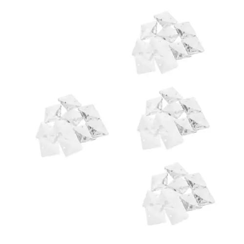 Produktbild: UKCOCO 40stücke Kristall-prismen Für Kronleuchter Hängende Dekoration Ornament Für Heim Und Garten Klare Acrylperlen Für Romantische Akzente Und Lichteffekte