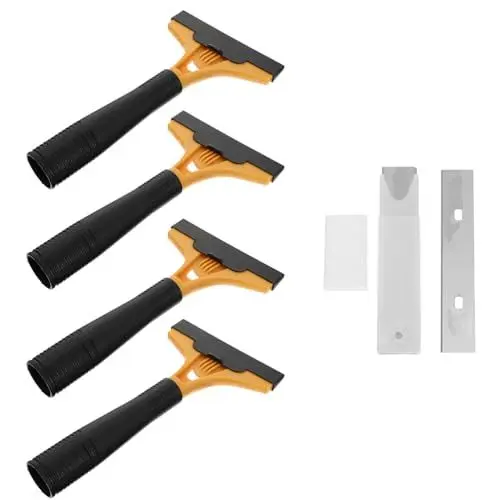 Produktbild: UKCOCO 4 10 Reinigungsklinge Fliesen tragbarer Rasierschaber glasreiniger floor cleaner Farbspatel Reinigungsetiketten Schaber zum Entfernen von Tapeten Handbuch