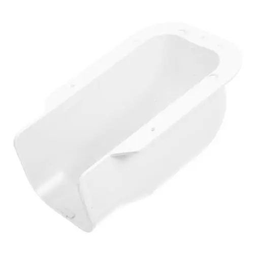 Produktbild: UKCOCO 5St Rohrnut-Schutzabdeckung ausschlagen Toilette Haube Grube Klimaanlagenrohrabdeckung Dekorative Rohrabdeckung ac-Abdeckung AC-Schlauchabdeckung Plastik Weiß