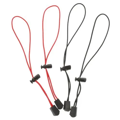 Produktbild: UKCOCO 8 STK Bungee-Kabelbinder multifunktionales elastisches Befestigungsseil schwarzer Rucksack praktische Taschengurte Outdoor-Bündelungsgürtel Lagerung Elastisches Seil binden Reisen