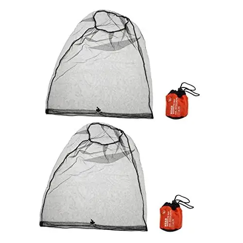 Produktbild: UKCOCO 8stücke Atmungsaktive Angelmützen Mit Moskitonetz Outdoor-Schutz Für Wandern Angeln Camping Und Schwarz