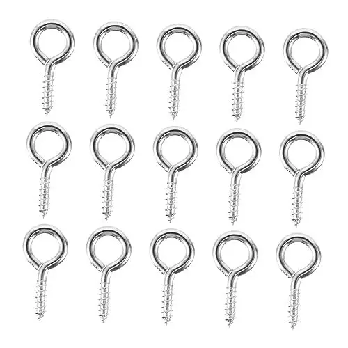 Produktbild: UKCOCO 90 Stk Stift Schraube Öse Schmuck Schraubhaken Handschmuck Schraubauge Aus Edelstahl Schraube Auge Pflock Diy Schafauge Schraube Rostfrei Mini Auge Metall Ringe Zubehör