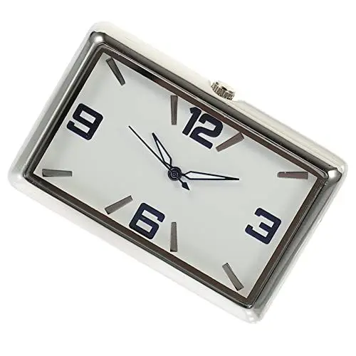 Produktbild: UKCOCO Auto Selbstklebende Uhr Autodekor Autouhr Armaturenbrett Mini Uhr Monitor Miniatur Edelstahl