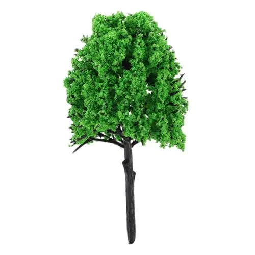 Produktbild: UKCOCO Baumschmuck Modell Bergahorn Mini-Baum kleine Kiefer Dioramenbedarf gefälschte Bäume Modellbäume gefälschter Baum Modelleisenbahnbäume Miniaturbäume zum Basteln Plastik Grün