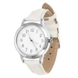 Produktbild: UKCOCO Damenuhr wasserdichte Quarzuhr PU- Lederarmband Einfache lässige Armbanduhr