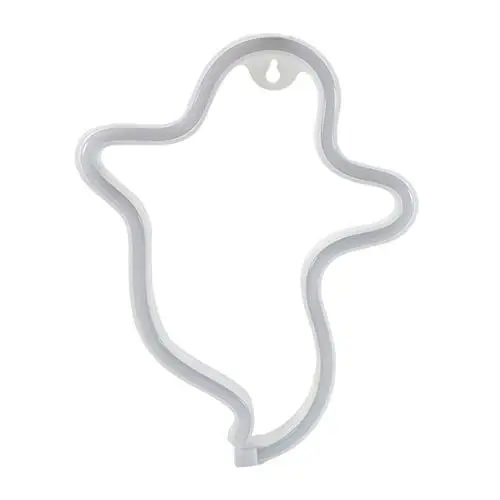 Produktbild: UKCOCO Halloween Neon Licht Geister Tischlampe Für Kreative Dekoration Usb Oder Batteriebetrieb Für Schlafzimmer Partys Und Festliche Anlässe