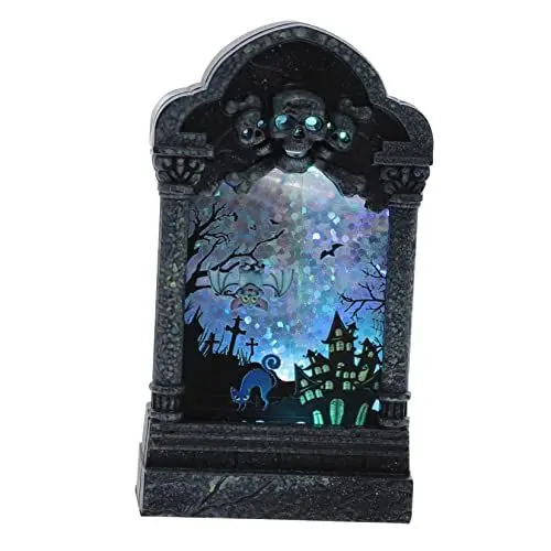 Produktbild: UKCOCO Halloween Grablicht Für Garten Und Friedhof Gruselige Dekoration Für Halloween-partys Mit Einzigartigem Design Und Einfacher Handhabung Für Gespenstische